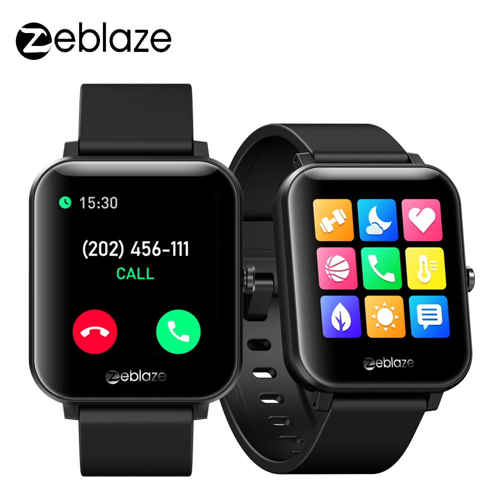 Zeblaze GTS Smart Watch Bluetooth Receive/Call IP67 Waterproof 1.54 inch IPS Screen Sleep Tracking Sports Smartwatch Men Women