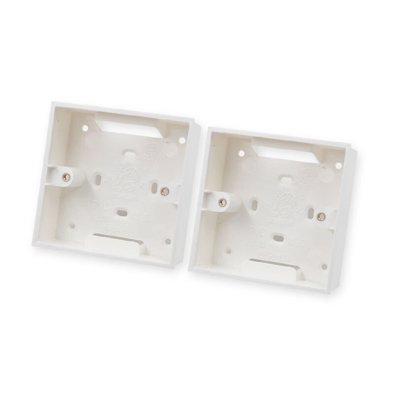 External Mounting Wall Mount Switch Junction Box 86*86*34mm for 86mm*86mm Standard Switches and Sockets Apply