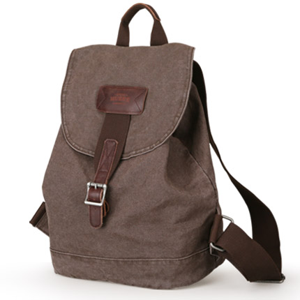Muzee Retro Mannen Rugzak Canvas Mannen Reizen Rugzak Leisure Student Rugzak Mannen en Vrouwen 15.6 inch Laptop Rugzak: Retro Deep Coffee