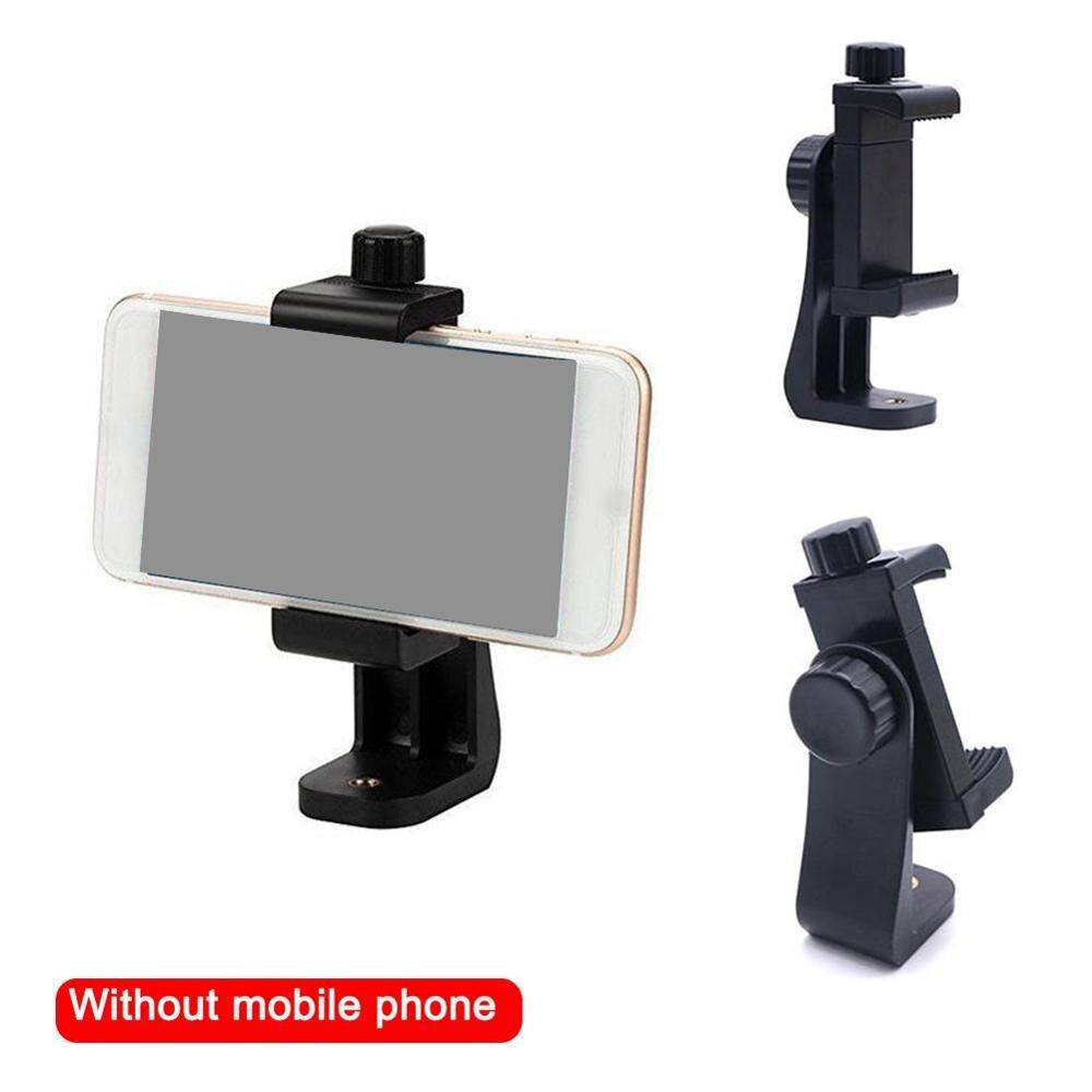 Universal Phone Tripod Mount Adapter Rotatable Camera Cell Phone Holder Bracket Clipper Adjustable Clamp Vertical Tripod Stand