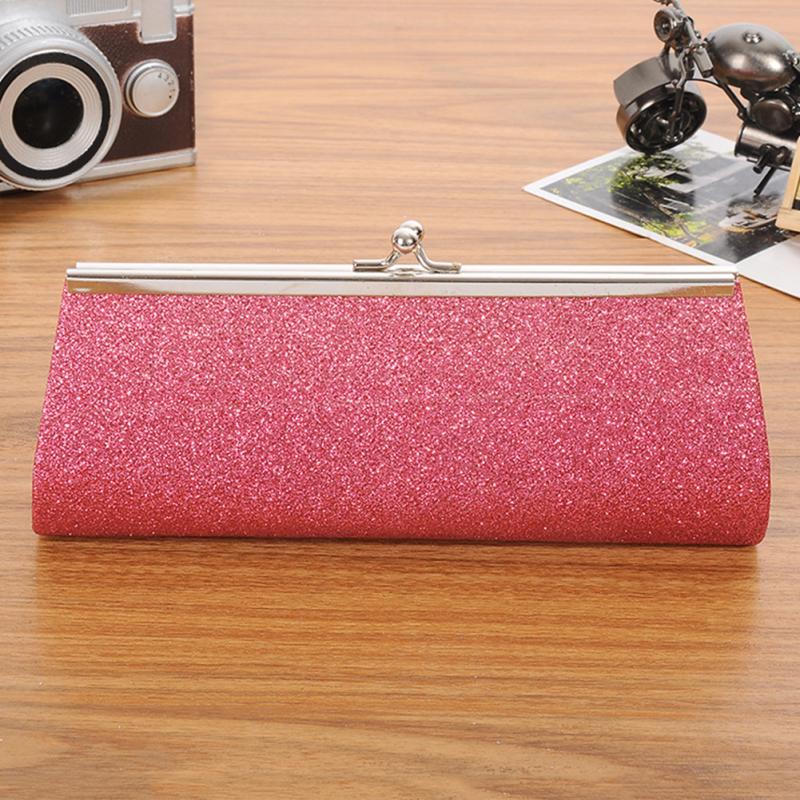 Neue Dame Frauen glänzend funkeln ClutchPurse Tasche Abend Party Hochzeit Braut Bankett Handtasche Schulter Tasche mit der Kette