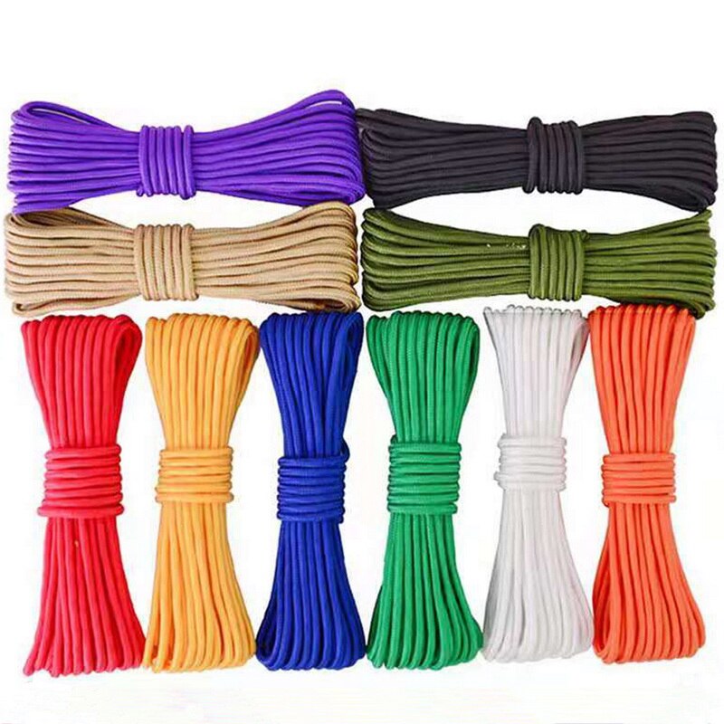 Dia 3 mm 5 10 20 30 metrów rdzeń spun linka spadochronowa smycz namiot liny dla Camping Clothesline DIY bransoletka