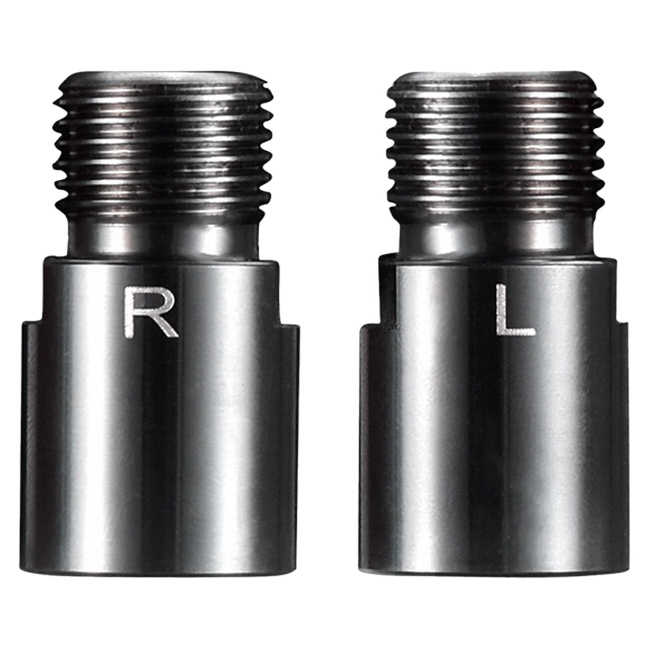 Bike Pedal Extenders Bicycle Pedal Spacers Bike Foot Pedal Extenders with L and R Markings for MTB Bike Mountain Road Bike: Silver