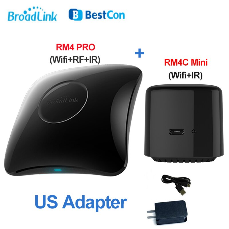 Broadlink RM4 Profi RM4C Mini Clever Heimat Automatisierung WiFi IR RF Clever Haus Schalter Universal- Intelligente Fernbedienung