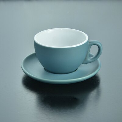 Nordic Beknopte Stijl Italië Tasse Espresso Cup Schotel Sets Thee Nespresso Latte Koffie Cup Tazas Copos Bardak Vasos De Plastico: Blauw