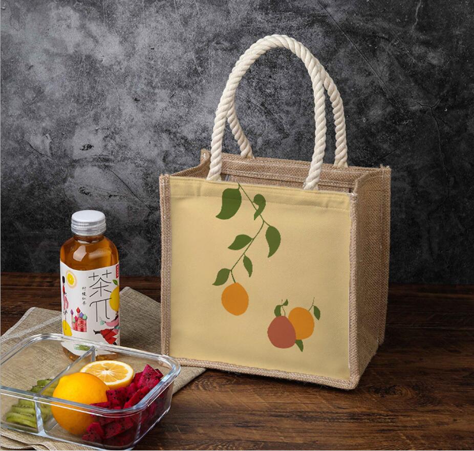 Fruits Portable Insulated Lunch Bag For Women Cooler Bag Kids lunch Box Thermal Case Pouch Lunch Container School Food Box