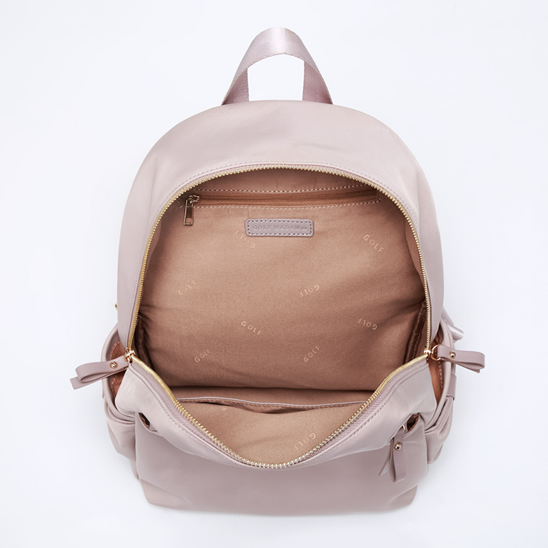 Golf Damen-Rucksack, modische Rucksäcke, leicht, , Schleife, Rucksack, Tasche, rosa, niedlich, kleiner Rucksack, Geldbörse für Damen, Anti-Diebstahl