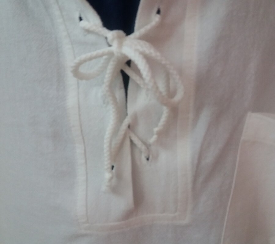 Camisa Pintaderas Canarias. Pintada a Mano