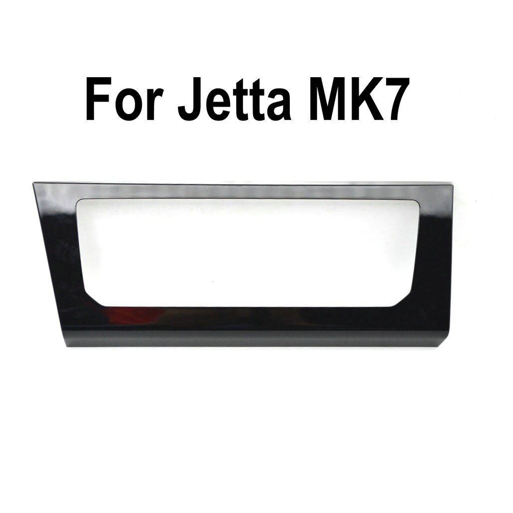Pantalla táctil LCD con marco decorativo, Panel de aire acondicionado para VW Passat, Tiguan, Golf, Atlas, t-roc, Jetta, Octavia, MK3, Kodiaq, Superb: Plata