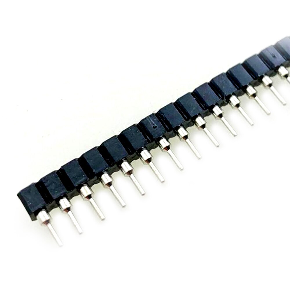 10PCS 2.54mm 1x40Pin Strip Tin PCB Panel IC Breakable Round Female Pin Header Connector