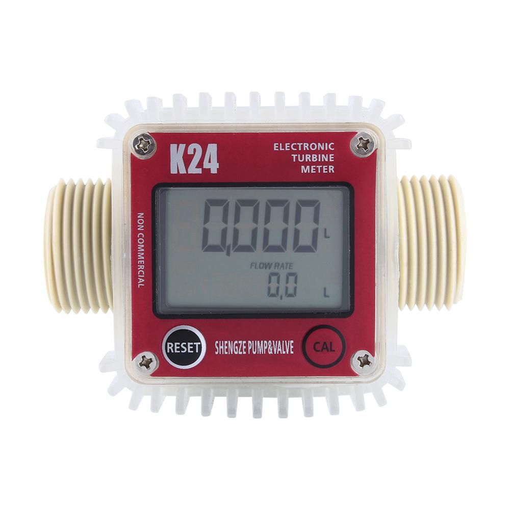 1 Pcs K24 LCD Turbine Digital Diesel Fuel Flow Met... – Vicedeal