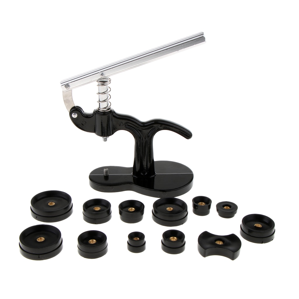 Watch Press Set / Watch Case Closer with 12 Dies Watch Repair Tool Kit, Perfect Kit Watchmaker