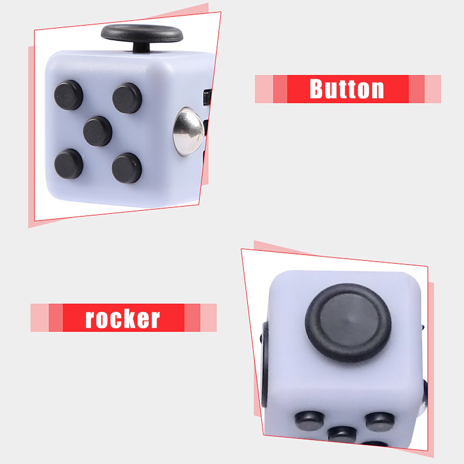 Puzzle Decompression Cube Smart Decompression Dice Resistance Toy Anxiety Practicing Dice Toys For Children