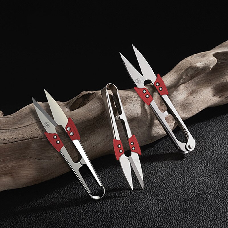 Stainless Steel Yarn Shears Cutting Sewing Scissors Shears Cross Stitch Scissors Embroidery Scissor U Thread Scissors For Fabric