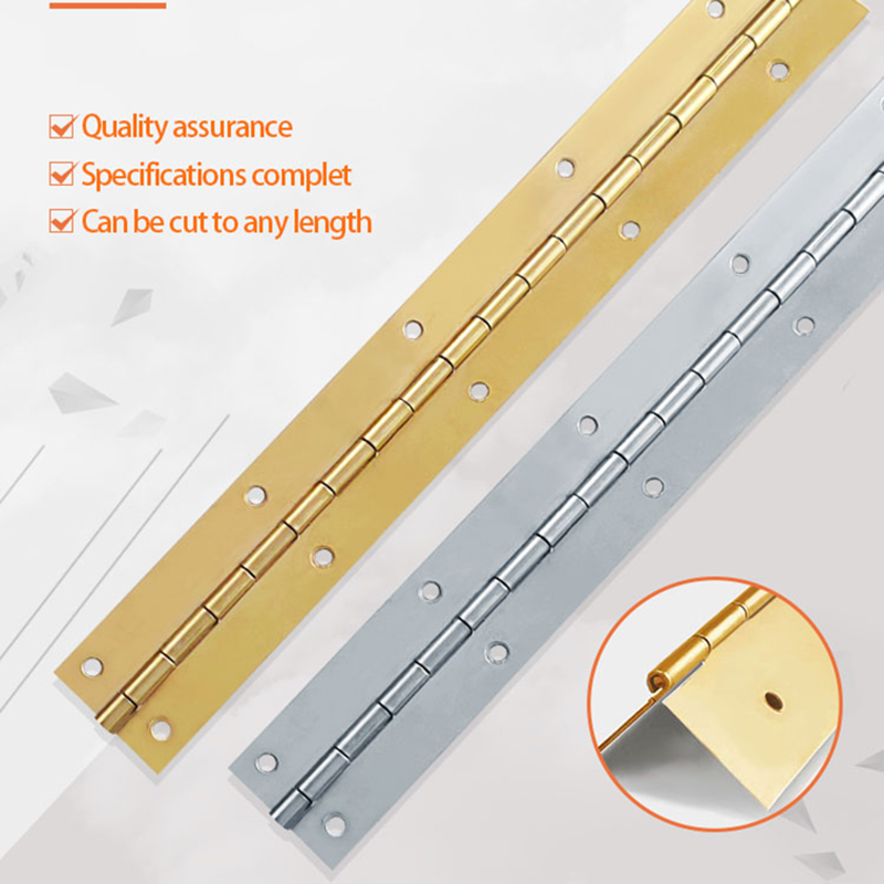 6in-20in Piano Hinges Heavy Duty Stainless Steel 304 Continuous Hinge Long Cabinet Cupboard Furniture 2pcs 8in 10in 12in 16in