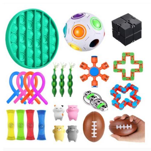 22 Pack Zappeln Sensorischen Spielzeug Set Stress Relief Spielzeug Autismus Angst Relief Stress Pop Blase Zappeln Sensorischen Spielzeug Für Kinder erwachsene: 15