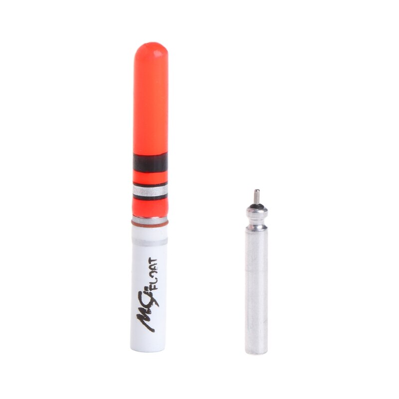 Flotteur de pêche bâton lumineux vert rouge nuit lumineuse électronique attrayant attirail outil de pêche: Rouge