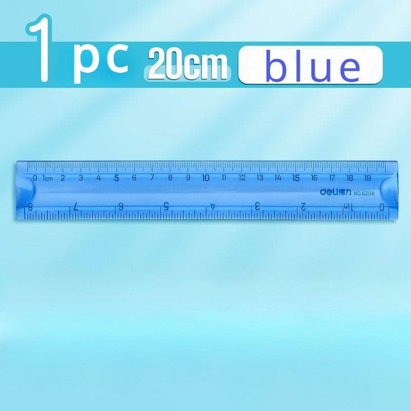 Student Aesthetic Stationery Soft RulerCute Color Ruler 30CM Soft Ruler Flexible Ruler 20CM School Supplies Kawaii Stationery: light green