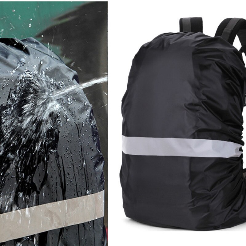 80L Reflektierende Regen Abdeckung Rucksack, 20L 35L 45L Wasserdichte Tasche Abdeckung, draussen Camping Wandern Klettern Staubdicht fallen für Rucksack