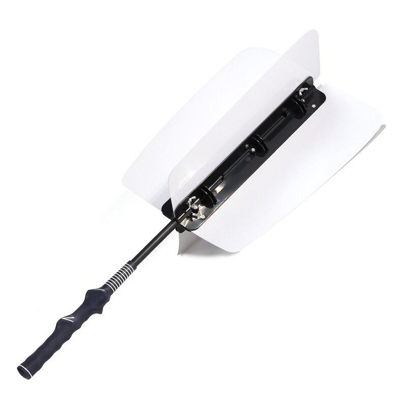 Accessoires de Golf 골fr, entraînement de Swing de Golf, ventilateur électrique de résistance, forme en V, pratique, pratique, Pinwheels: TA004 White