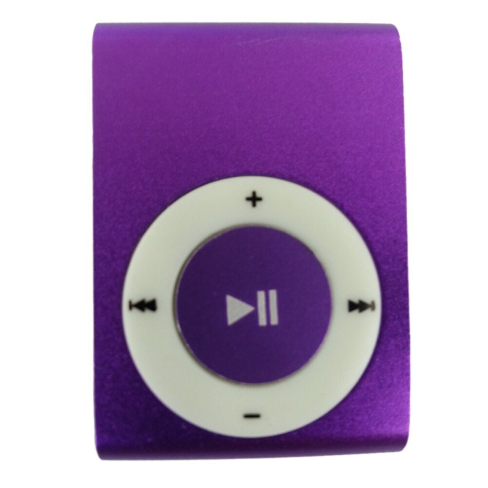 Mini Clip MP4 Player Waterproof Sport MP4Music Player Portable MP4 Player: Purple