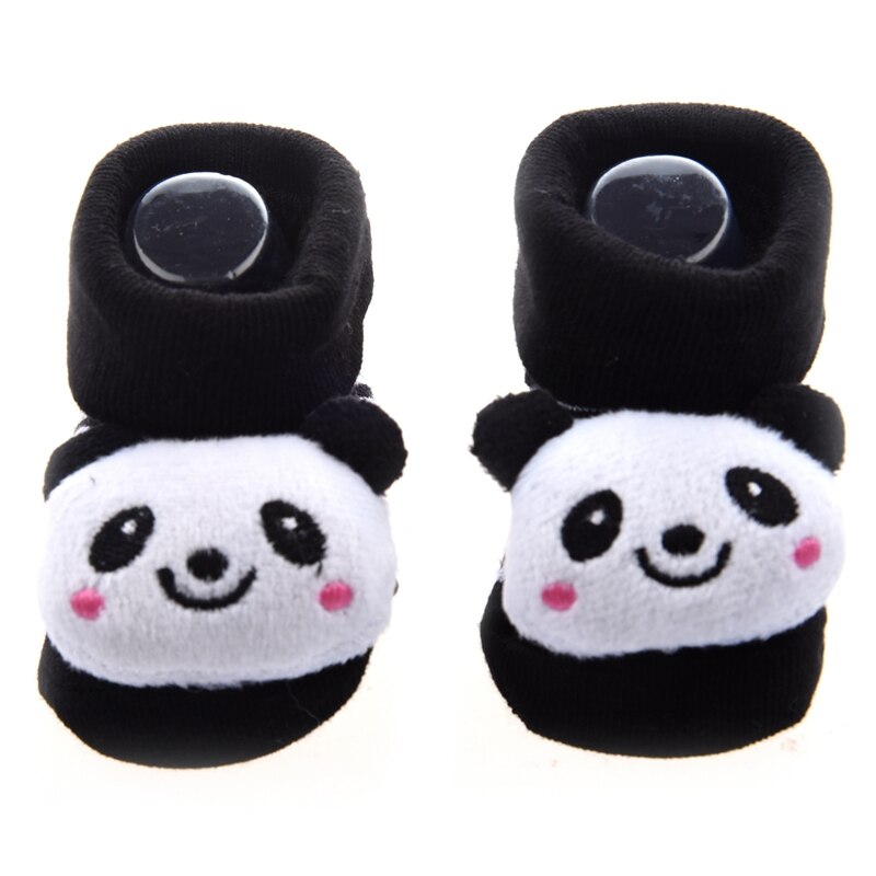 Panda - Irresistibly Cute Baby Boy Girl 3D Bootie Socks Anti / Non Slip 0-12 months