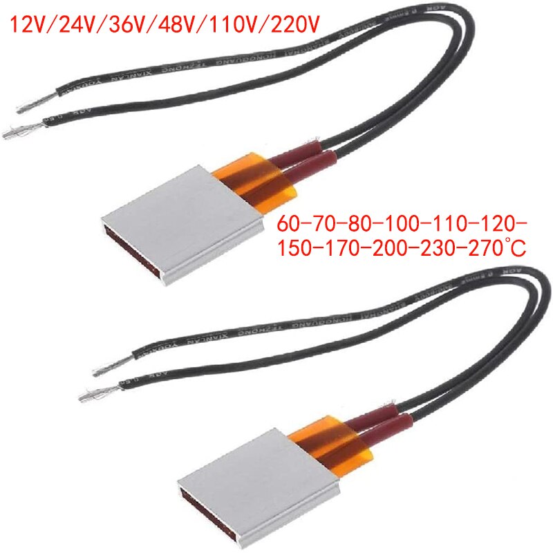 35*21mm PTC Heizung Element 12-220V Konstante Temperatur Thermistor Luft Heizung Sensor Aluminium Ich bin Freien Heizung komponenten