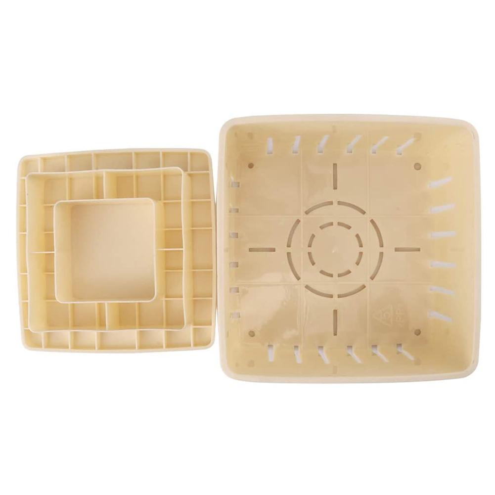 Food Grade Plastic Tofu Press Maker Mold Plastic Homemade Soybean Curd Box Tofu Pressing Mold Making Machine