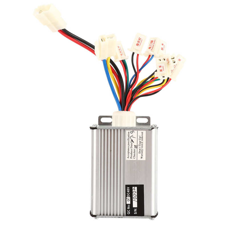 Brushless Motor Controller E‑Bike Brushless Motor Controller Set Scooter 48V 1000W Controller and Rotate Handles
