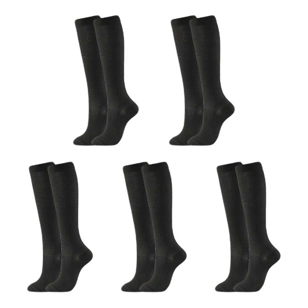 5 Pairs Compression Stockings Women Comfortable Anti-Fatigue Socks Blood Circulation Slimming Compression Socks