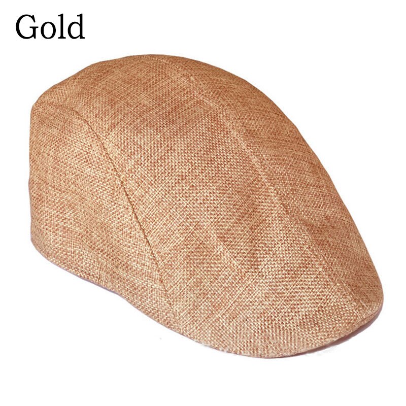 Autumn Beret Caps Men Women Vintage News Boy Cap Cabbie Linen Outdoor Hats Berets Brand Sun Hat Unisex Duckbill Caps Casquette: 11