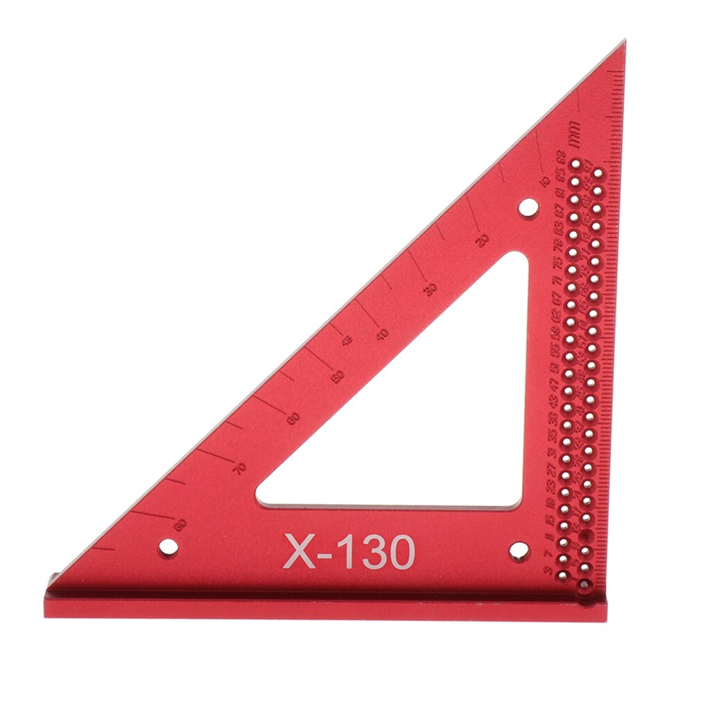 Metric Triangle Angle Ruler Squares for Woodworking Speed Square, Angle Protractor Measuring Tools, 45/90 Degree