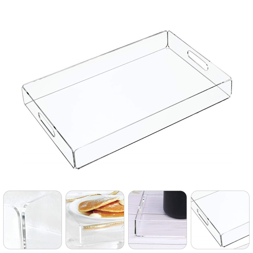 Transparenter Acryl-Pflanztopf Mit Tablett – 10,9 Cm