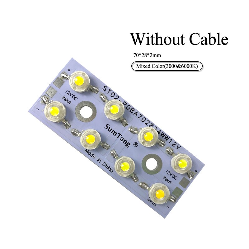 Ultra Bright Led Lights for Car Engine Hood Cover Led Lamp Bulbs PCB Module 12V 24W 36W Warm White Natural White Cool White