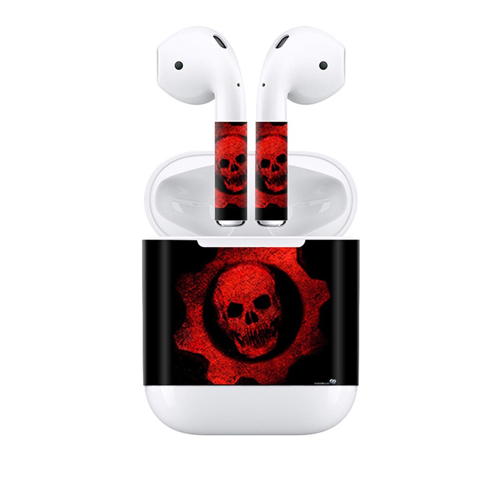 Caso protetor de poeira bonito adesivo interno para airpods 1 2 airpod pele capa protetora adesivos para apple air pods envoltório completo adesivo: TN-AirPods-1120