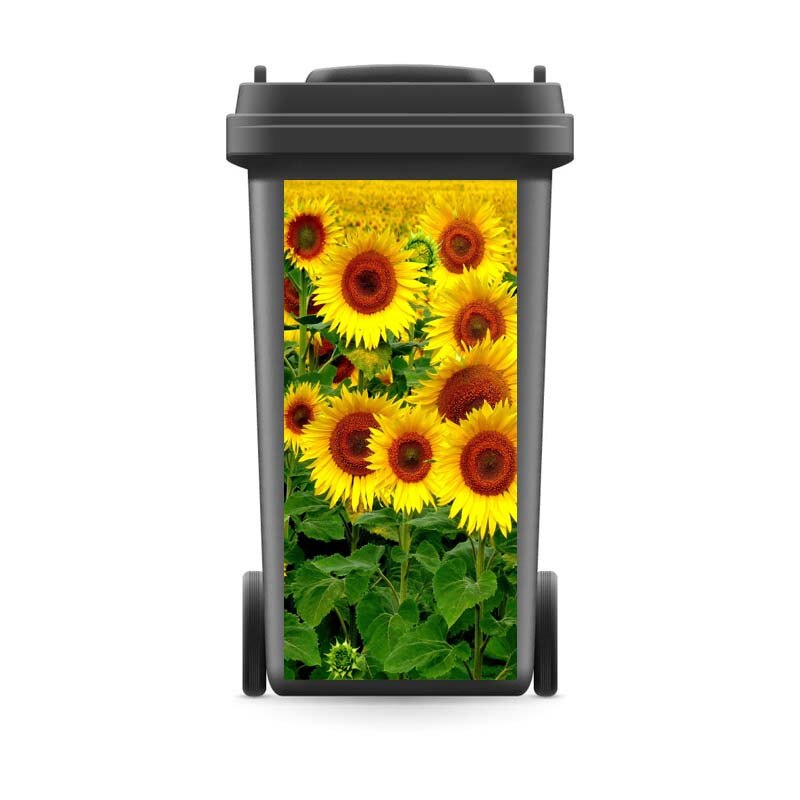 Modernt festivalklister avtagbart vattentätt klistermärke dekaler soptunna klistermärke väggdekaler 120 liter 240 liter: 6 / 31 x 70cm( för 120 liter)