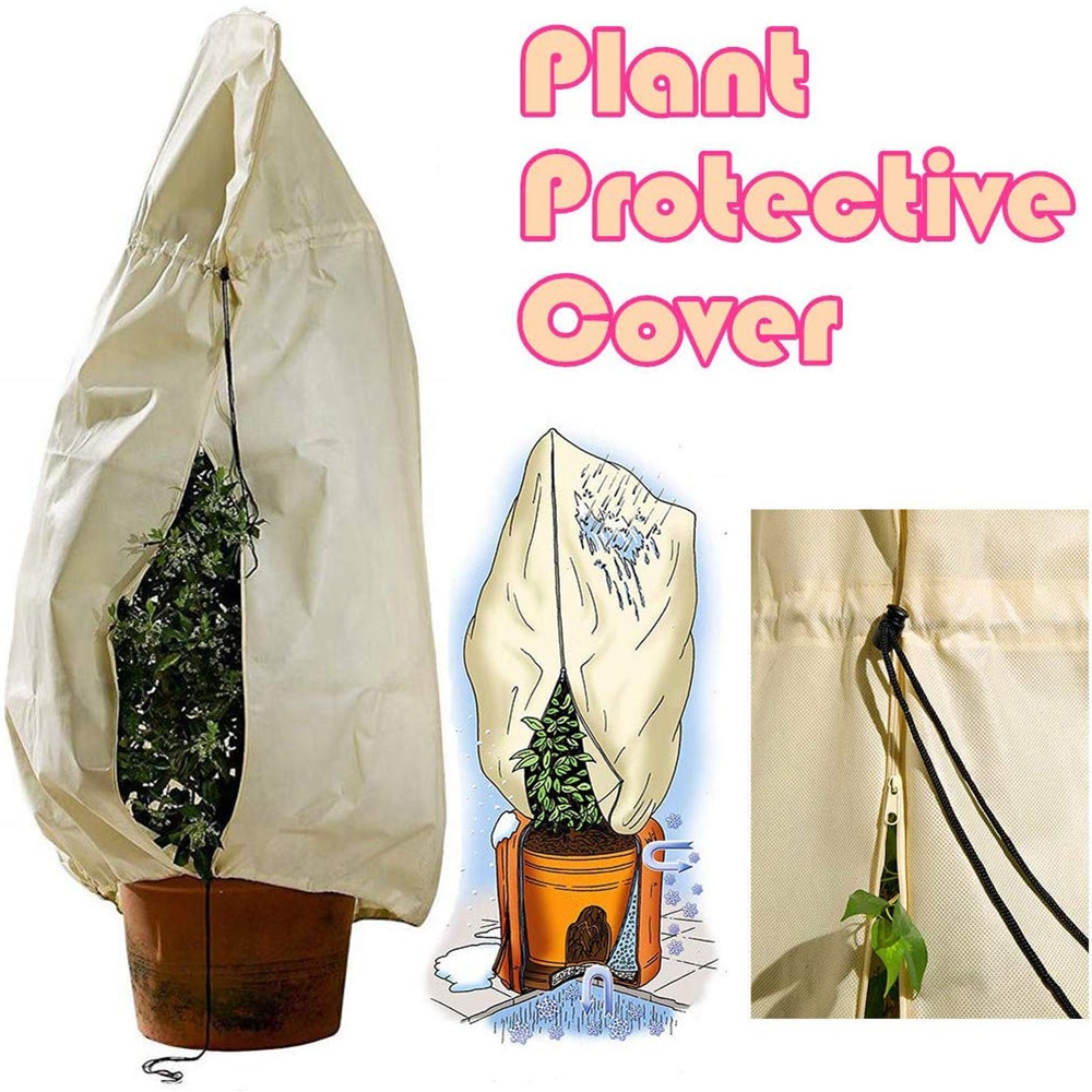 Warm Cover Tree Shrub Plant Protecting Bag Frost Protection Yard Garden Winter Plants Protection Garden Cover
