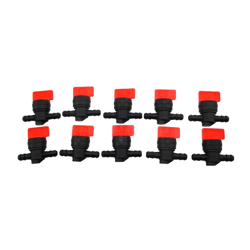 10x 8mm Plastic Inline Fuel Gas Cut Shut off Valve Fit 1/4" ID Fuel Line Motorcycle For Briggs & Stratton 494768 698183