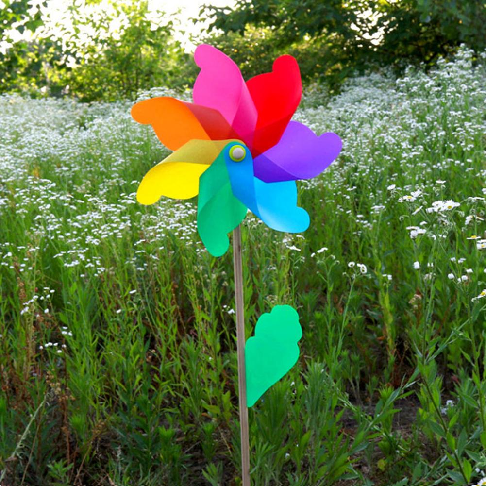 Decoraciones Solares De Jardín Luces Solares De Etal Para Exteriores, Olino De Viento, Estaca