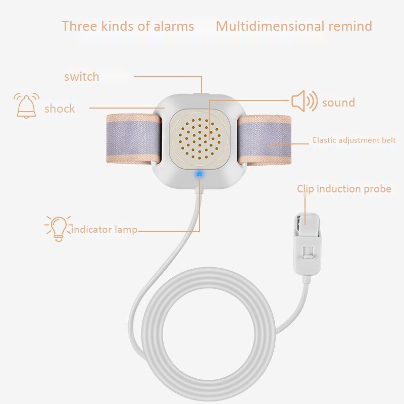 Energooszczędne młoda dziecko w podeszłym wieku mokry mocz budzik z funkcją przypomnień wibrujący dzwonek Lampa błyskowa przypomina dzieciom moczenie nocne