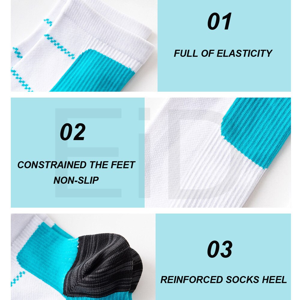 Unisex spataderen compressiekousen met comfortabele zachte katoenen spataderen sokken voor mannen en vrouwen voetverzorging