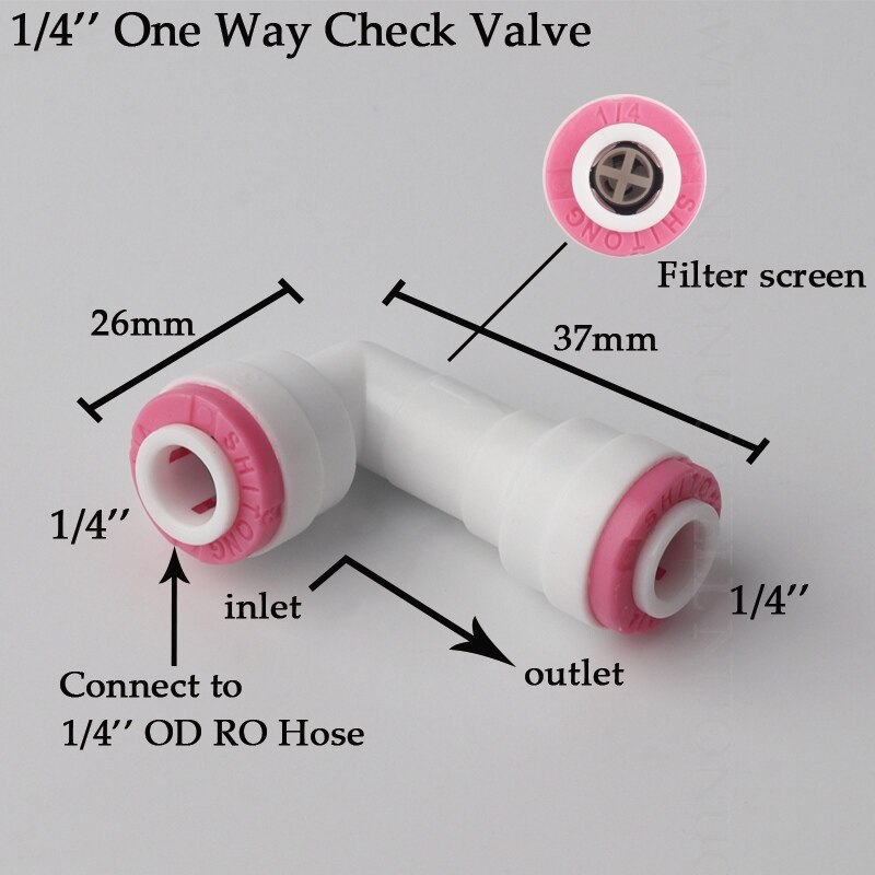 2Pcs Een Manier 6/8/10/ 12Mm Kleppen Aluminium Bra... – Vicedeal