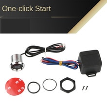 12V Red or Blue LED Car Keyless Engine Start Push Button Switch Ignition Starter Kit car Modified Engine Start Button Switch