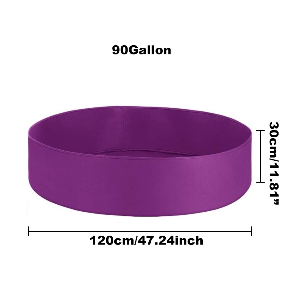 Biodegradable Grow Bags Fabric Raised Garden Beds Planter Pots Durable Breathing Cloth Grow Containers for Vegetable Cultivation: P-120