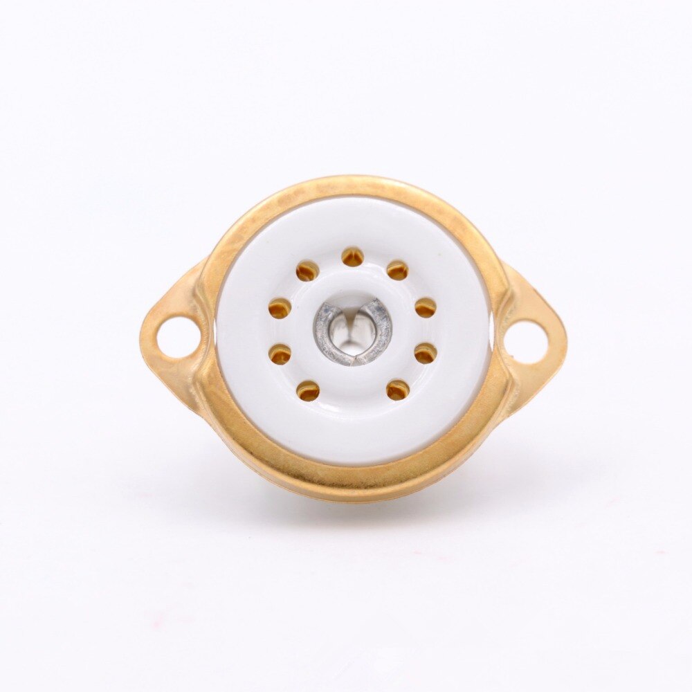 10 Stck Chassis Montieren 9Stift Keramik Vakuum Rohr Buchse Basis FÜR 12AX7 EF86 6922 EL84 6DJ8 12AU7 12beim7 Hifi Audio- gitarre Rohr Ampere: gold