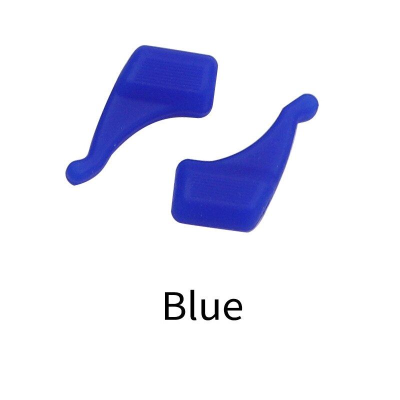 Anti Slip Silicone Glasses Ear Hooks For Kids And Adults Round Grips Eyeglasses Sports Temple Tips Soft Ear Hook: Dark blue