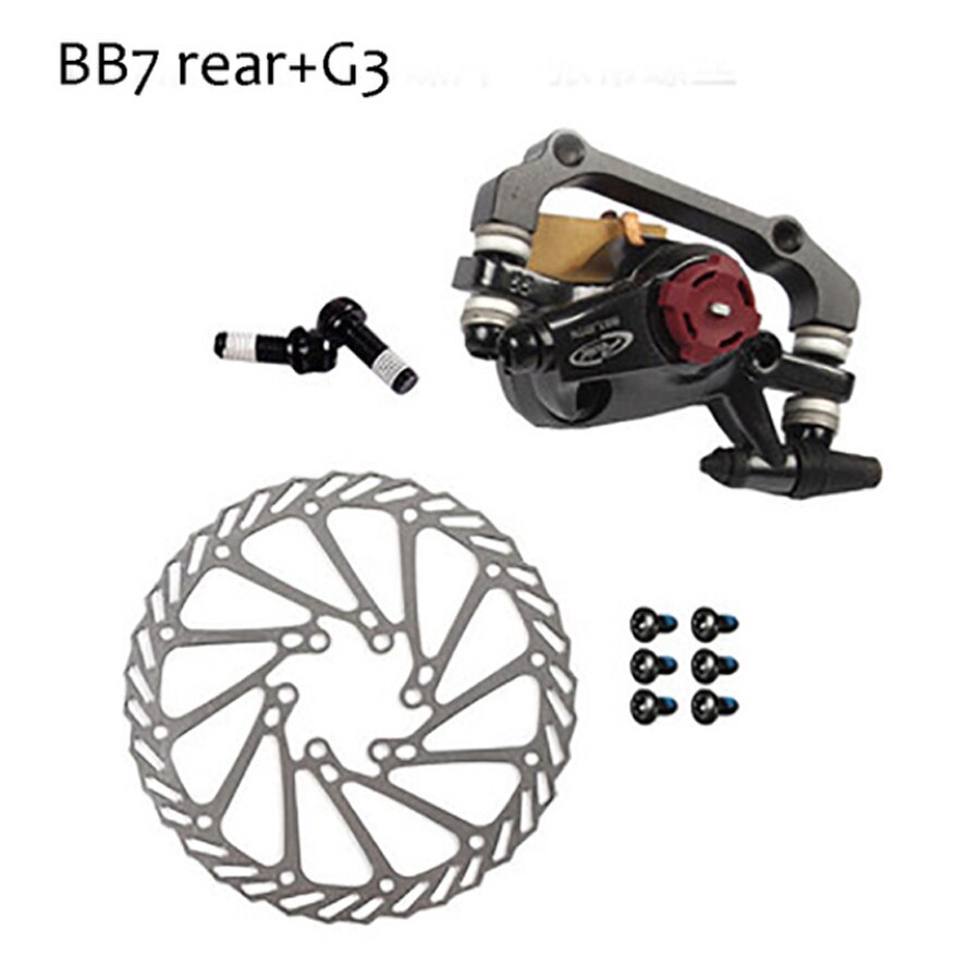 Sram fietsrem avid  bb7 bb5 mtb mountain line pulling bike voor achter mechanische schijfremklauwen  g3 160mm fietsonderdelen: Bb7 achter  g3