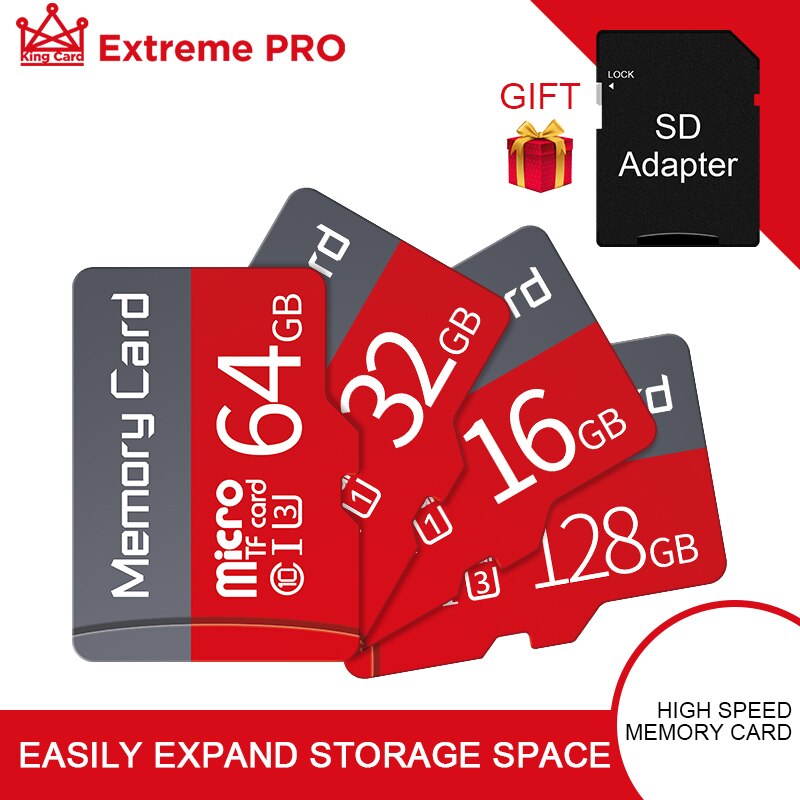 Hotsale Micro Sd Card Geheugenkaarten 16Gb 32Gb Microsd Mini Tf Flash Card 32Gb 64Gb Class10 voor Smartphone/Tablet/Camera