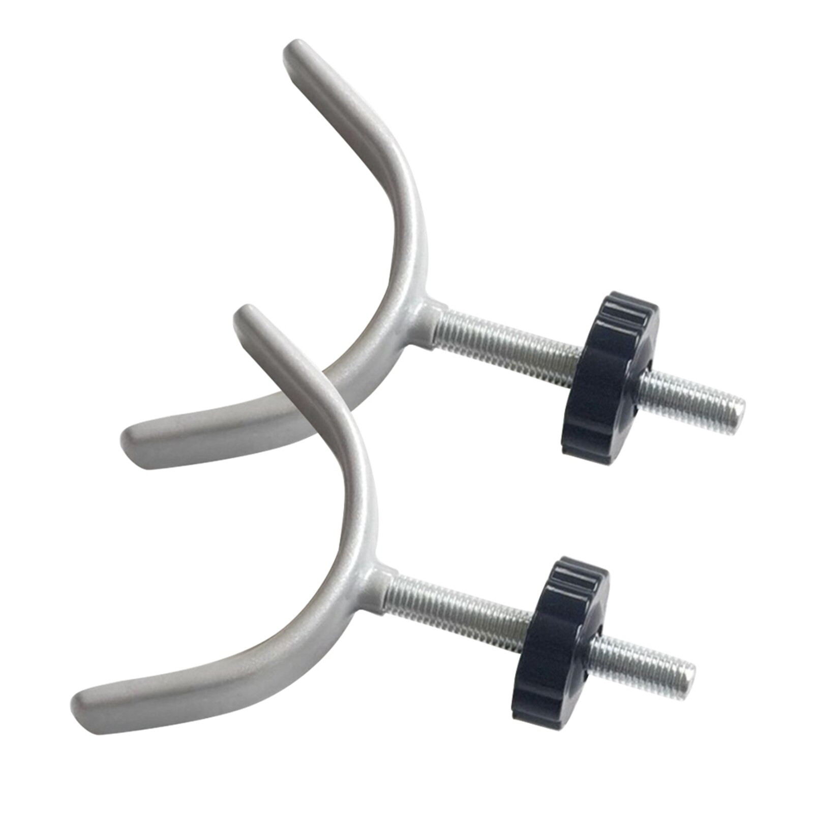 2pcs M10 Adapter Steel Core Long Y Spindle Rod Threaded Stair Banister Baby Pet Safety Gate Screw Bolt With Nut Fence Accessory