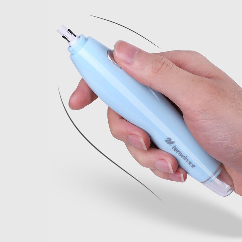 TENWIN Electric Eraser Charging Highlight Sketch Rubber Drawing Eraser Pupils Children Learning Stationery